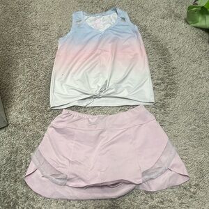 Lucky in love kids tennis outfit size 7/8